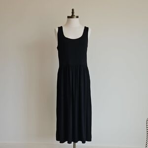 GAP Elegant Black Scoop neck, Sleeveless Dress